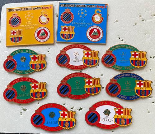 PIN Club Brugge FC BRUGES FC BARCELONA BARCA 3e 't stuk, Verzamelen, Speldjes, Pins en Buttons, Zo goed als nieuw, Speldje of Pin