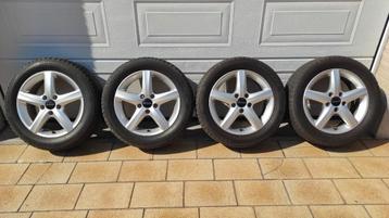 VW Golf 7 velgen zomerbanden 205/55/R16 91 H 5x112 ET47, Auto-onderdelen, Banden en Velgen, Ophalen, Gebruikt, 16 inch, Banden en Velgen