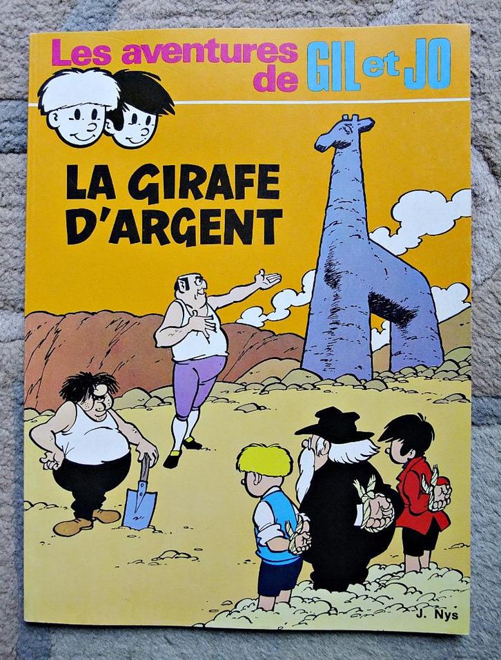 Jommeke Frans: Gil et Jo 4: La girafe d'argent!!, Boeken, Stripverhalen, Zo goed als nieuw, Eén stripboek, Ophalen of Verzenden