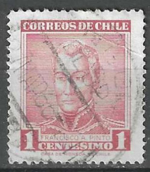 Chili 1960 - Yvert 281 - Generaal Pinto (ST), Postzegels en Munten, Postzegels | Amerika, Gestempeld, Verzenden