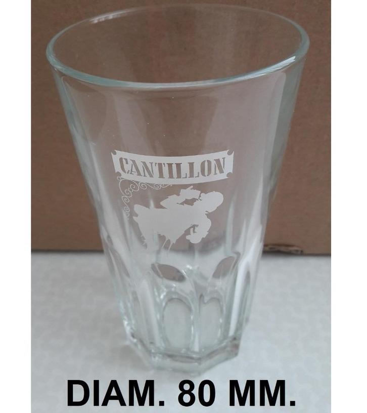 Cantillon bierglazen model 4, Verzamelen, Glas en Drinkglazen, Gebruikt, Bierglas, Ophalen of Verzenden