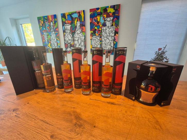 Duvel distilled collectie, Verzamelen, Biermerken, Zo goed als nieuw, Duvel, Ophalen