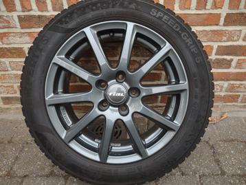 Winterbanden 195/55/16 op Alu Rial velgen met 5x110 Opel  beschikbaar voor biedingen