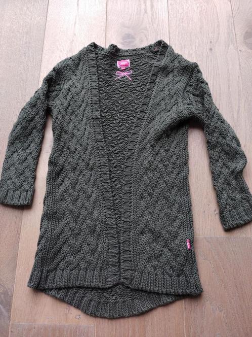 Mooi, lang vest 110/116, Kinderen en Baby's, Kinderkleding | Maat 110, Zo goed als nieuw, Meisje, Trui of Vest, Ophalen of Verzenden