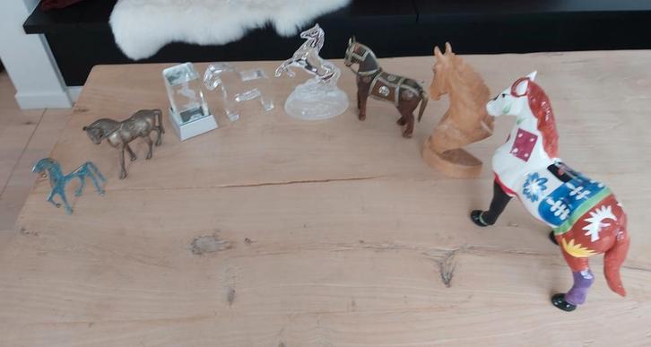 Lot van 8 paardenbeeldjes voor verzamelaar, Verzamelen, Dierenverzamelingen, Zo goed als nieuw, Ophalen of Verzenden