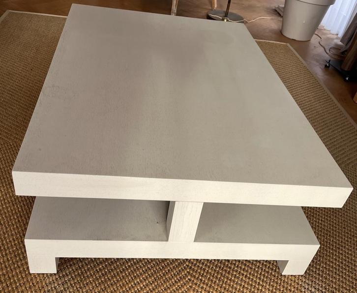 WOONKAMERTAFEL UNIEK OP MAAT GEMAAKT STUK, Huis en Inrichting, Tafels | Salontafels, Zo goed als nieuw, Minder dan 50 cm, 50 tot 100 cm