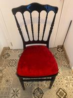 16 x Horeca stoel - Napoleon - Zwart  met kussen, Enlèvement, Utilisé, Mobilier