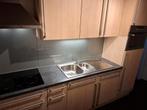 Mooie Moderne houtkleurige +GEDEMONTEERD-DIRECT BESCHIKBAAR, Huis en Inrichting, Overige kleuren, Enkelwandige keuken, Ophalen of Verzenden