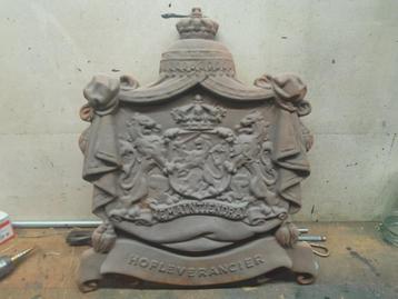herdenking schild van gietijzer wapenschild beschikbaar voor biedingen