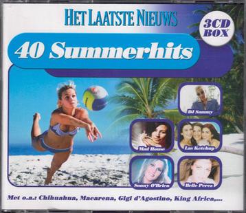 CD BOX - 40 Summerhits - HLN, Enlèvement ou Envoi, Comme neuf, Pop, Coffret