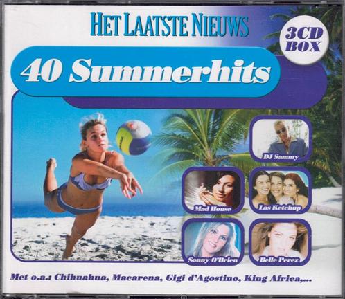 CD BOX - 40 Summerhits - HLN, Cd's en Dvd's, Cd's | Verzamelalbums, Zo goed als nieuw, Pop, Boxset, Ophalen of Verzenden