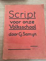 Scénario pour notre école folklorique, Livres, Livres scolaires, Enlèvement ou Envoi, Utilisé