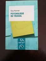 Boek van Guy Karnas „Arbeidspsychologie”, Ophalen, Sociale psychologie, Zo goed als nieuw, Guy Karnas