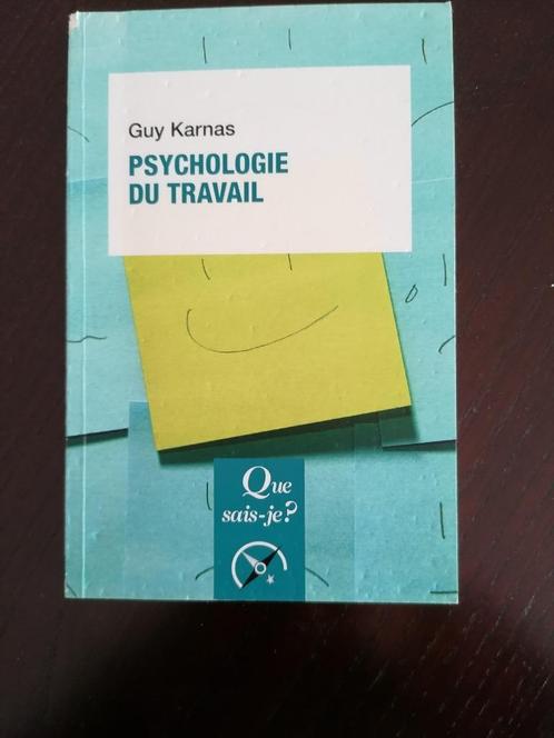 Boek van Guy Karnas „Arbeidspsychologie”, Boeken, Psychologie, Zo goed als nieuw, Sociale psychologie, Ophalen