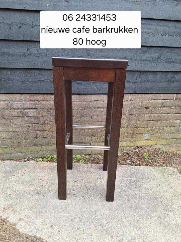 Zware kwaliteit cafe barkrukken ( nieuw ), Huis en Inrichting, Barkrukken, Zo goed als nieuw, Ophalen