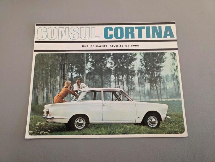 Brochure Ford Cortina, Boeken, Auto's | Folders en Tijdschriften, Gelezen, Ford, Ophalen of Verzenden