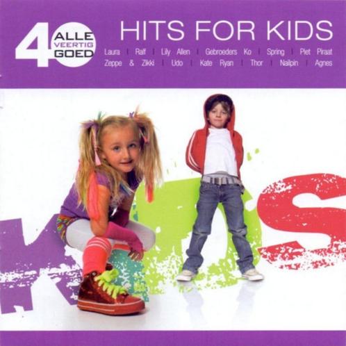 847 - ALLE 40 GOED - HITS FOR KIDS - 2CD - NIEUW, Cd's en Dvd's, Cd's | Kinderen en Jeugd, Nieuw in verpakking, Muziek, 3 tot 5 jaar
