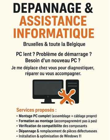  PC-assemblage, probleemoplossing en ondersteuning — thuis beschikbaar voor biedingen