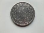 Zilveren franse munt, Ophalen of Verzenden, Zilver