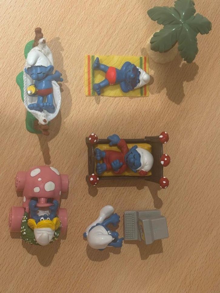 set smurfen, Verzamelen, Smurfen, Zo goed als nieuw, Poppetje, Figuurtje of Knuffel, Verschillende Smurfen, Ophalen