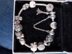 Pandora armband met bedels, Handtassen en Accessoires, Armbanden, Ophalen of Verzenden, Zo goed als nieuw, Zilver