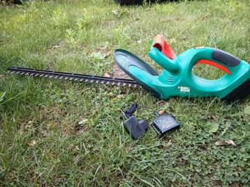 Black en decker heggeschaar accu nieuw, Enlèvement, Utilisé