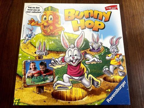 Bunny hop, Hobby en Vrije tijd, Gezelschapsspellen | Bordspellen, Zo goed als nieuw, Een of twee spelers, Drie of vier spelers