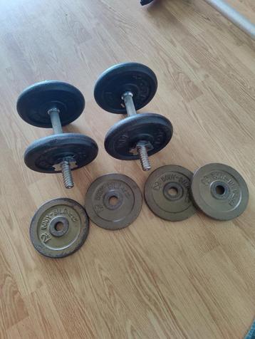 York fitness Halterset - black cast iron 20kg beschikbaar voor biedingen