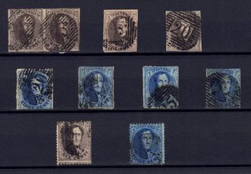 België - Set van 10 Leopold I - Zeer interessant beschikbaar voor biedingen