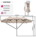 PARASOL XXL, Ophalen, Overige typen, Nieuw, Waterdicht