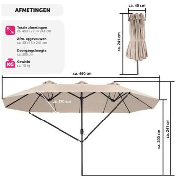 PARASOL XXL beschikbaar voor biedingen