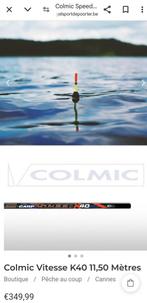 Colmic speed k40 11.5m, Sports nautiques & Bateaux, Pêche à la ligne | Poissons blancs, Enlèvement, Comme neuf