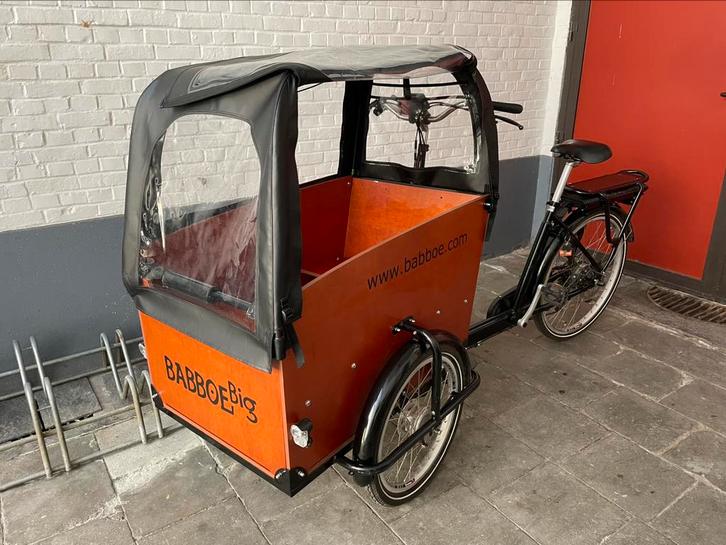 Babboe Big-E (2024) buitenkans!, Fietsen en Brommers, Fietsen | Bakfietsen, Zo goed als nieuw, Ophalen