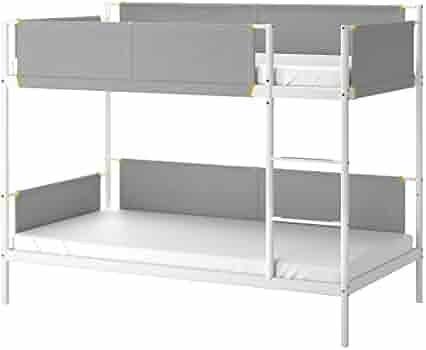 Stapelbed IKEA VITVAL, Huis en Inrichting, Slaapkamer | Stapelbedden en Hoogslapers, Zo goed als nieuw, Stapelbed, Ophalen