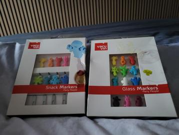 Vacuvin glass en snackmarkers  beschikbaar voor biedingen