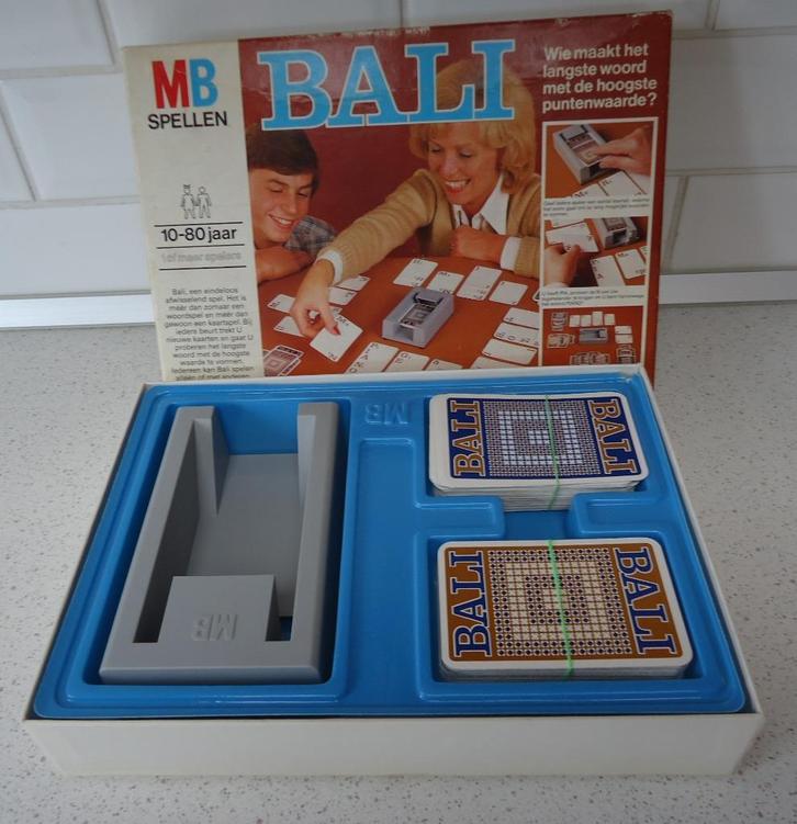 Vintage Spel "Bali" van MB in Prima Staat., Hobby en Vrije tijd, Gezelschapsspellen | Overige, Gebruikt, Ophalen of Verzenden