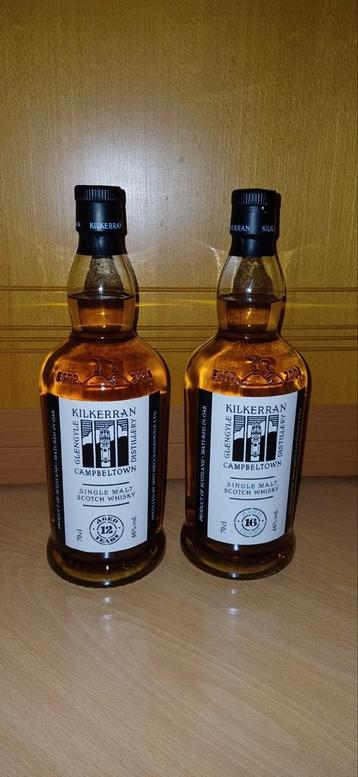 Kilkerran Springbank 12 ans + 16 ans whisky écossais single, Enlèvement ou Envoi, Comme neuf