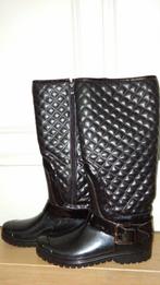waterdichte rubberlaarsen zwart gelakt met rits, Vêtements | Femmes, Chaussures, Bottes de pluie, Comme neuf, Enlèvement, Noir
