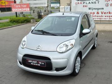 Citroen C1 Automaat 1.0bezine 2010 92.000km garantie+keuring, 4 zetels, Stof, 50 kW, Zwart