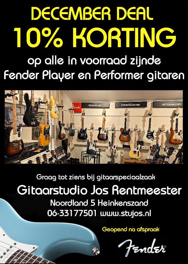KORTING Fender Gitaren, Muziek en Instrumenten, Snaarinstrumenten | Gitaren | Elektrisch, Nieuw, Fender, Ophalen