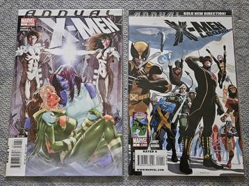 X-Men Annual #1 (2007) & X-Men Legacy Annual #1 (2009) beschikbaar voor biedingen