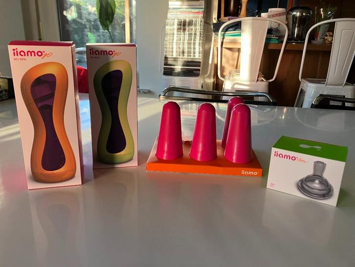 Iiamo Go - design Papfles + speentjes, Kinderen en Baby's, Babyvoeding en Toebehoren, Nieuw, Overige typen, Ophalen
