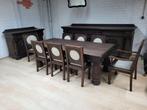 Zware antieke eetkamer uit kasteel, Antiek en Kunst, Ophalen