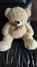 Leuke grote teddybeer ( heeft alleen voor de sier gestaan), Collections, Ours & Peluches, Enlèvement ou Envoi, Neuf, Ours en tissus