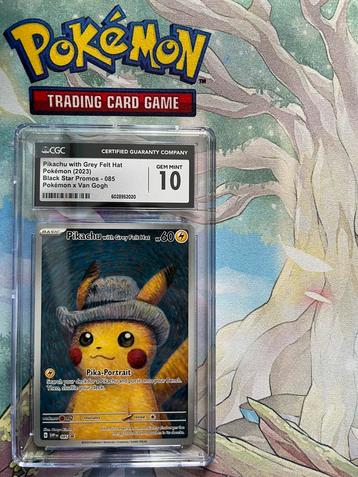 Pokemon Pikachu Van Gogh CGC 10 beschikbaar voor biedingen