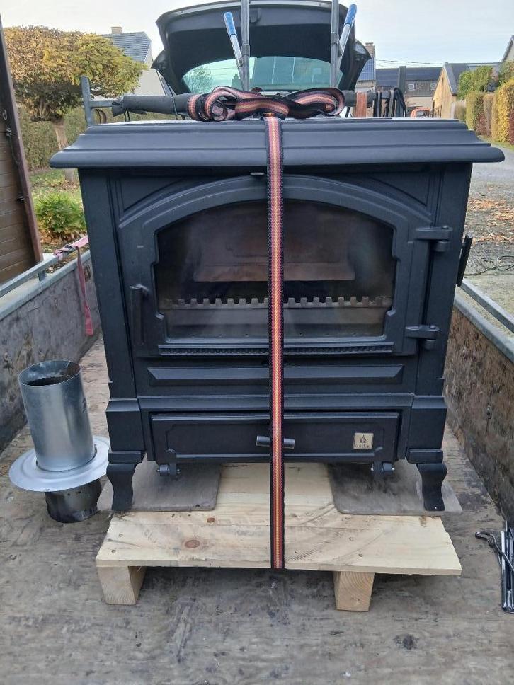 Poêle bois et charbon, Huis en Inrichting, Kachels, Zo goed als nieuw, Hout, Ophalen