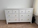 Hemnes commode, 8 Tiroires blanc, Huis en Inrichting, Ophalen, Gebruikt, 5 laden of meer, 75 cm of meer