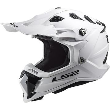 LS2 - MX700 Subverter Evo II Solid Helm Helder wit beschikbaar voor biedingen