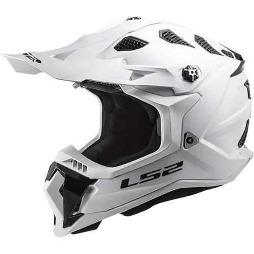 LS2 - MX700 Subverter Evo II Solid Helm Helder wit, Motoren, Kleding | Motorhelmen, Heren, Offroadhelm, XL, Overige merken, Nieuw zonder kaartje