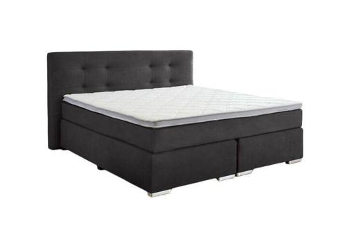 Boxspring BX1670 Weba 180x200 antraciet, Maison & Meubles, Chambre à coucher | Lits boxsprings, 180 cm, 200 cm, Deux personnes